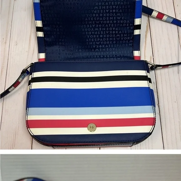 Kate Spade New York Large Carsen Laurel Way Leather Crossbody - LIKE NEW EUC - Picture 5 of 10